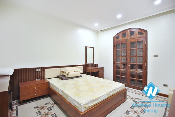 Corner furnished house for rent in Dang Thai Mai area, Tay Ho